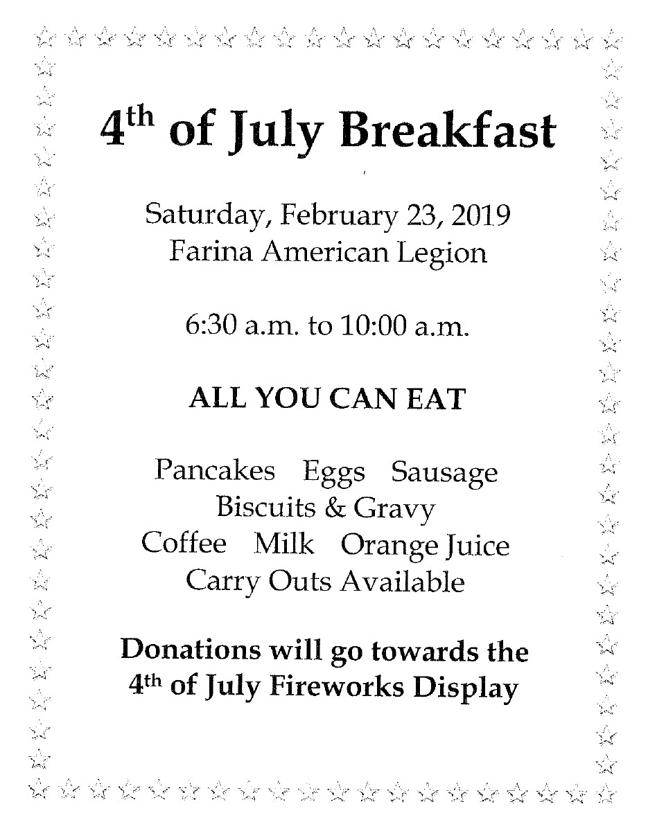 4th of July Breakfast 2019