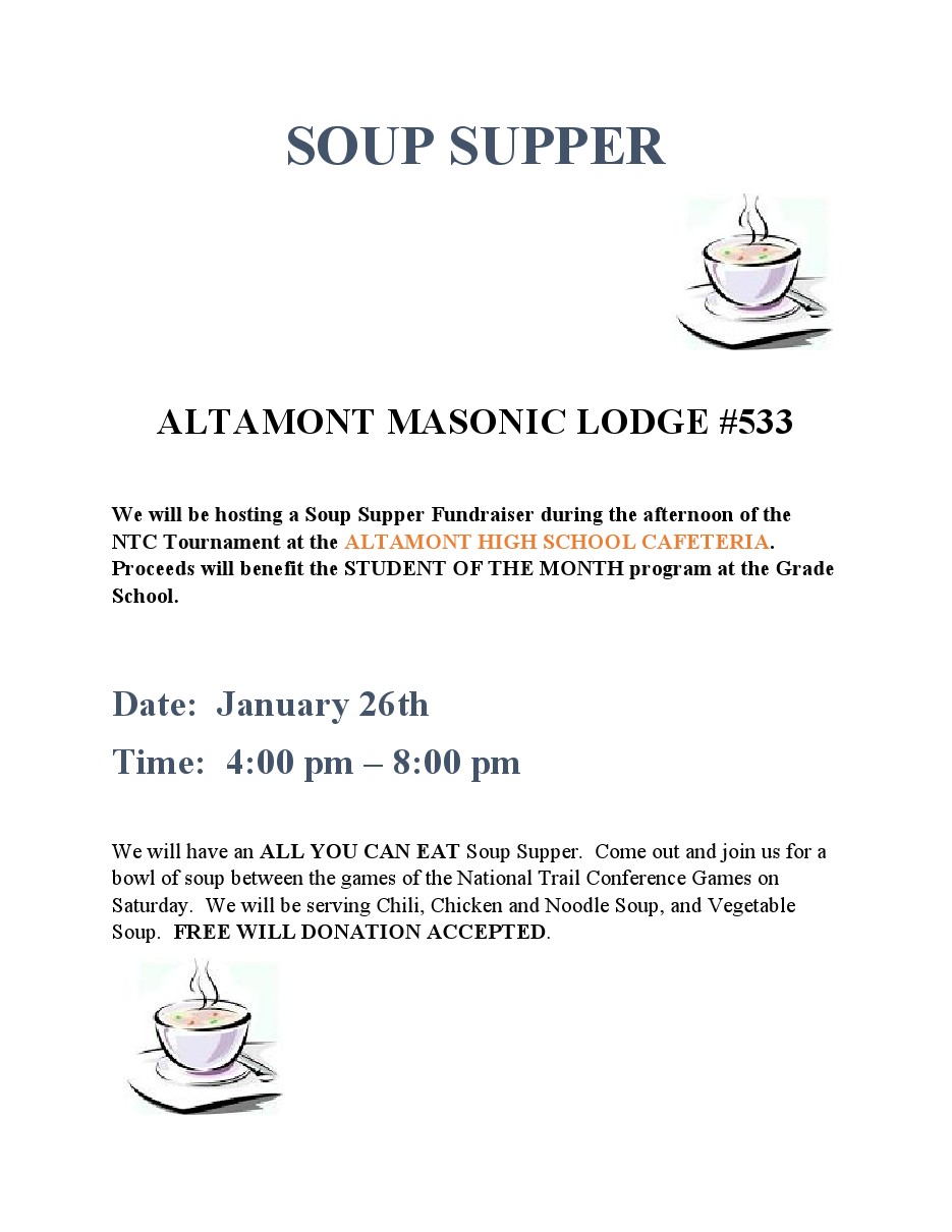 Altamont Soup Supper