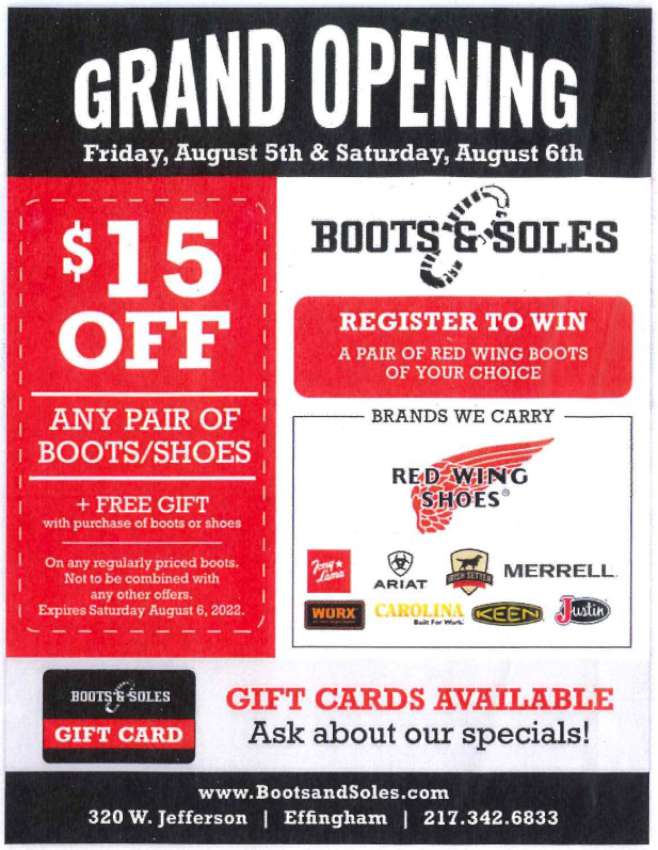 Boots Soles Grand Opening 850