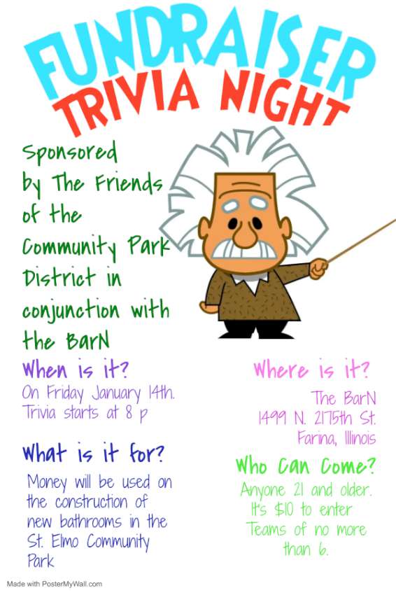 Copy of Trivia Quiz Night Poster Template Made 850