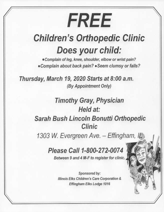 Effingham March 2020 Clinic 850