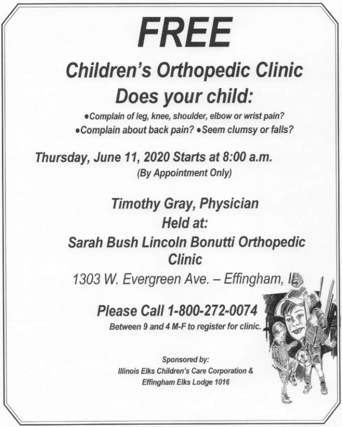 Free Orthopedic Clinic 850