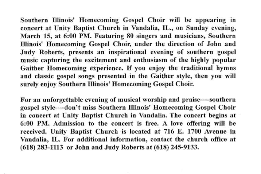 Homecoming Gospel March 2020 850