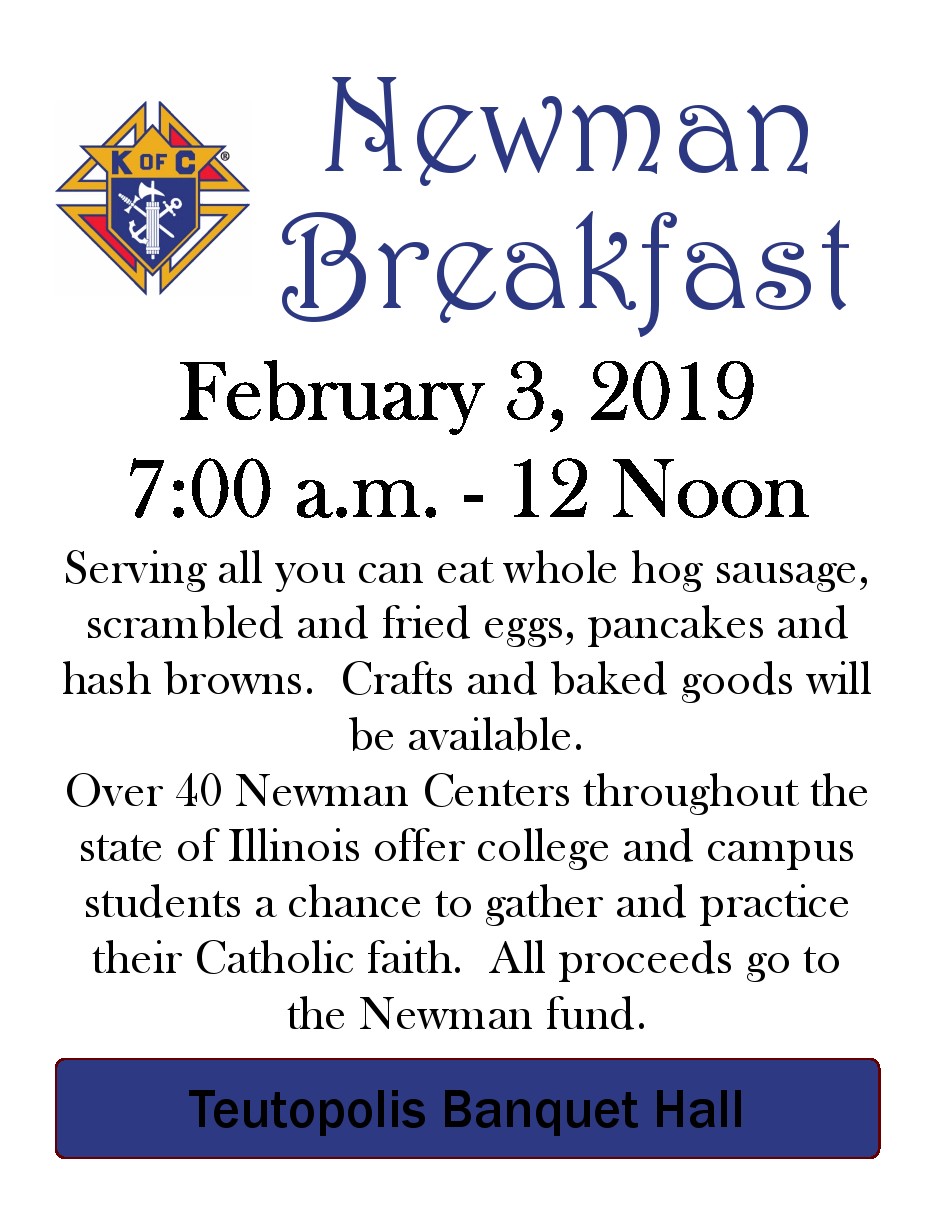 Newman Breakfast 2019