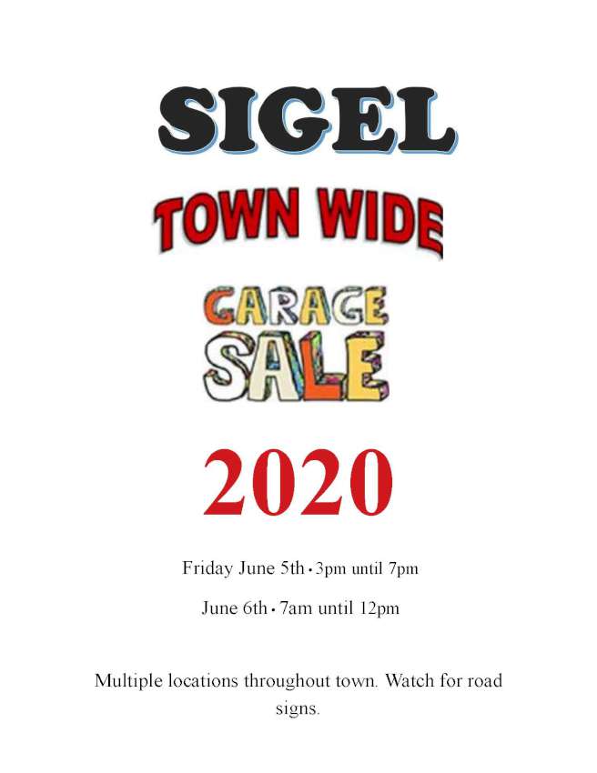 Sigel Garage sale 850