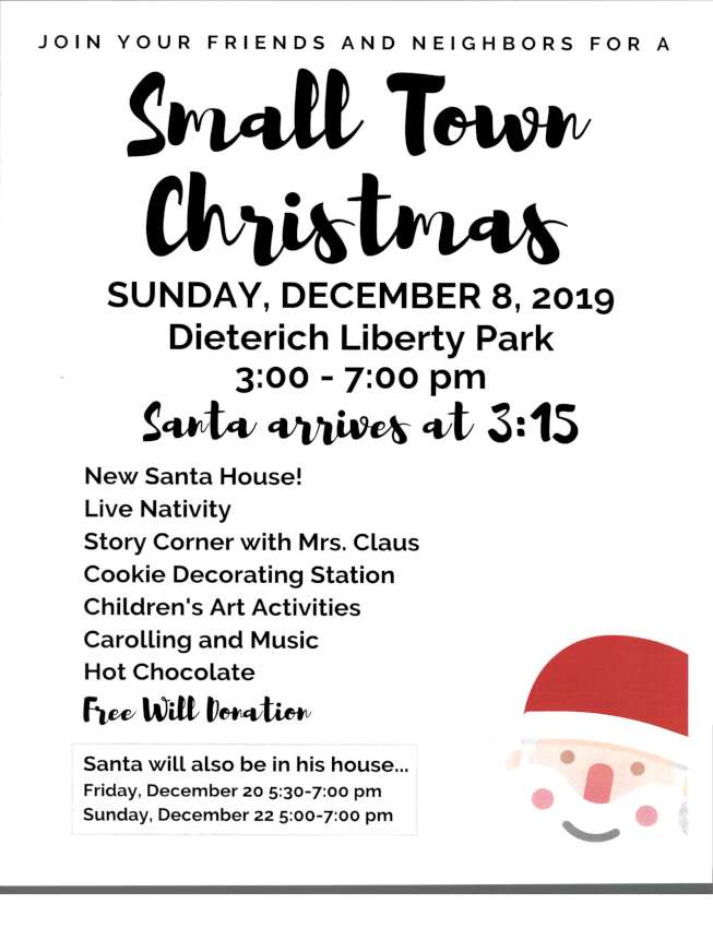 Small Town Christmas with additional Santa Hours 850