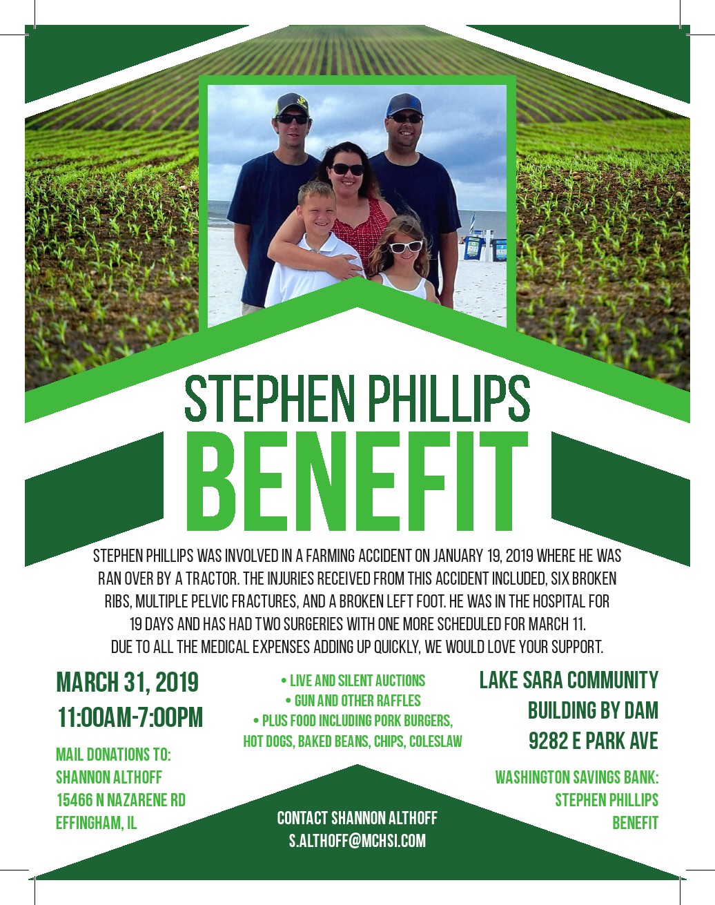 Steve Phillips Benefit