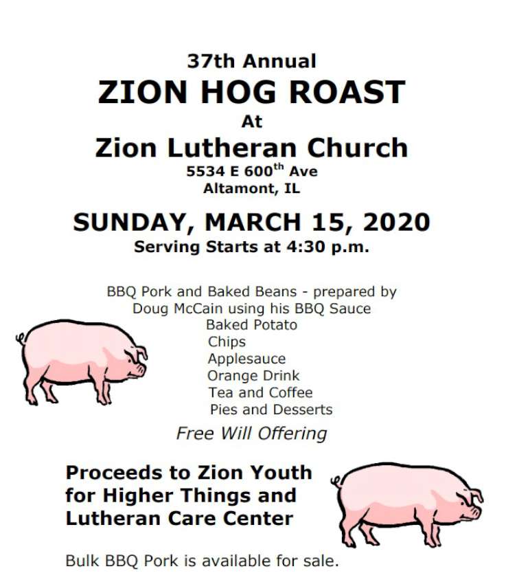 Zion Hog Roast 850