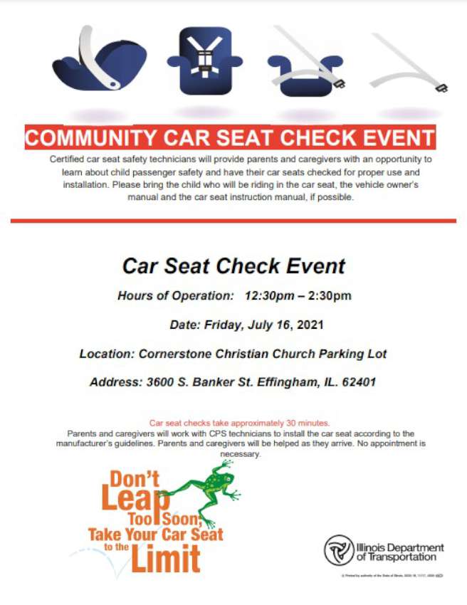 comm car seat check 850