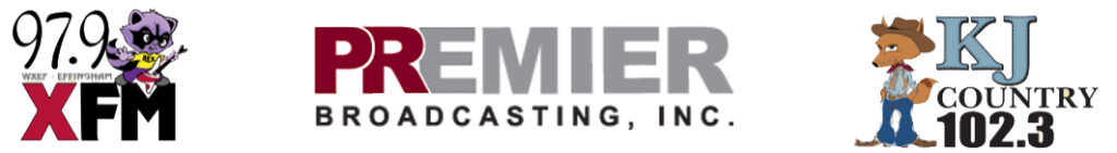 97 9 X F M, 1 0 2 3 K J Country, and Premier Broadcasting