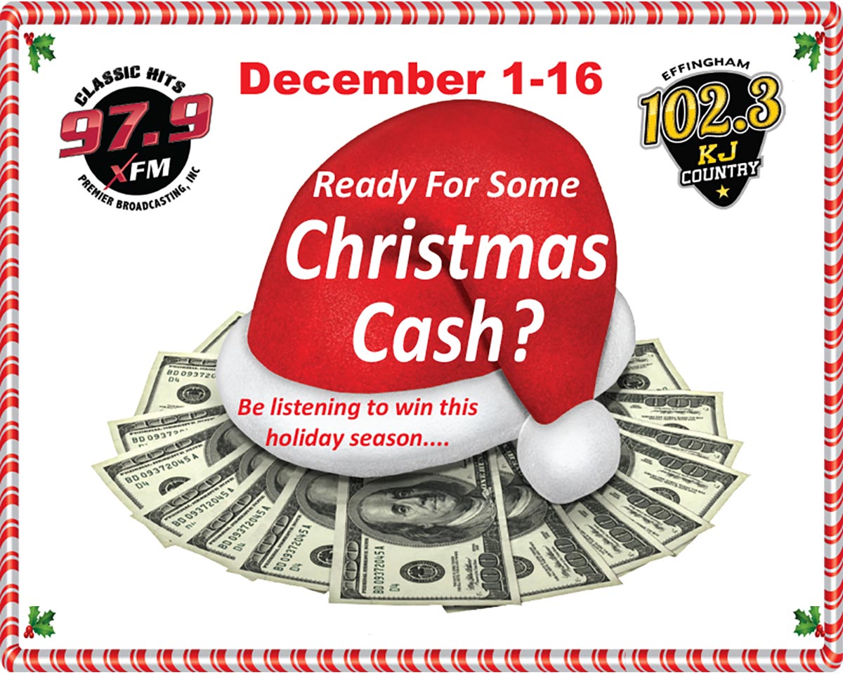 Ready for some Christmas Cash? Be listening to win this holiday season.