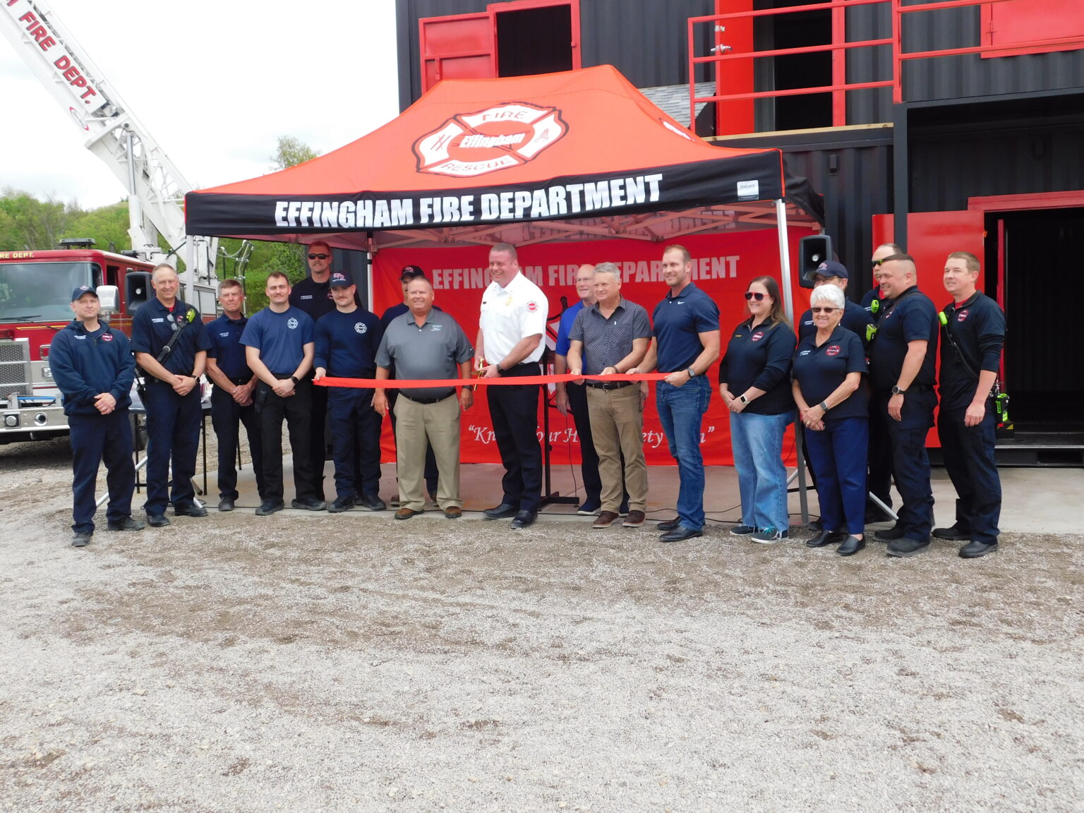 Ribbon Cutting Held for New Effingham Fire Training Center - Effingham ...